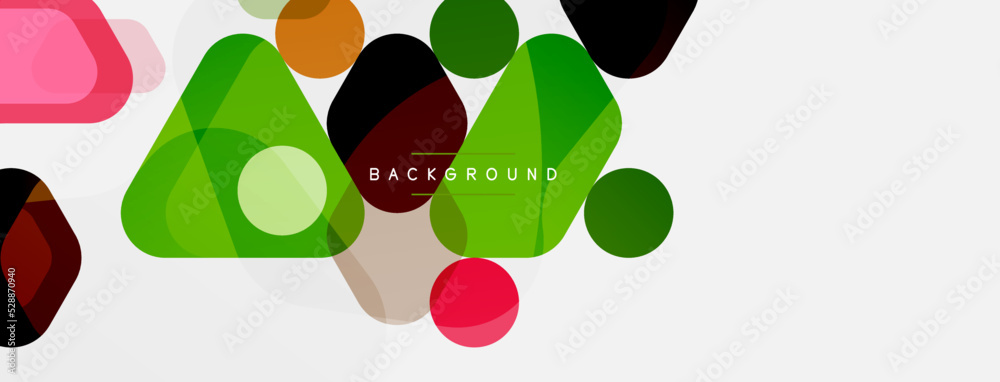 Abstract round geometric shapes and circles background. Trendy techno business template for wallpaper, banner, background or landing Abstract round geometric shapes and circles background. Trendy techno business template for wallpaper, banner, background or landing