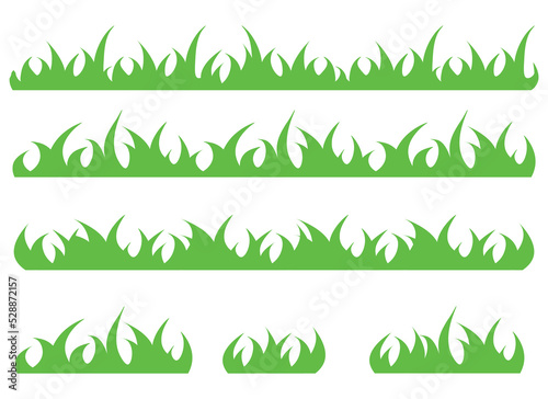 grass vector design illustration isolated on white background