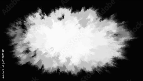 Ink stain slowly spreads over the paper.