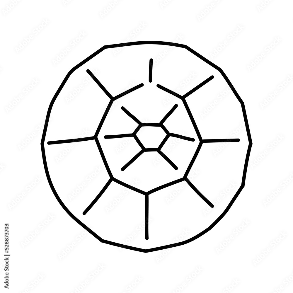 Obraz premium Ruby color line icon. Precious stones.