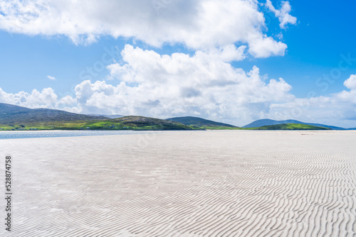 Fotografie, Obraz Luskentyre Sands beach on the Isle of Harris, Scotland, UK