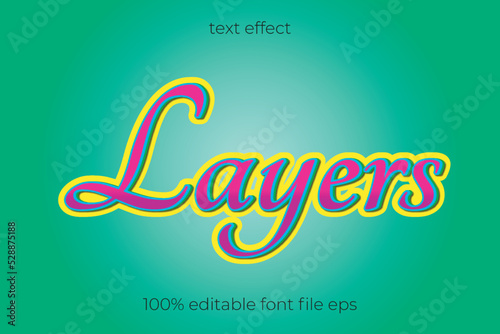 text effect layers