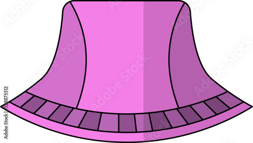 hat vector design illustration isolated on transparent background