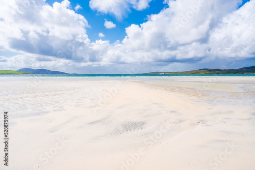 Luskentyre Sands beach on the Isle of Harris  Scotland  UK