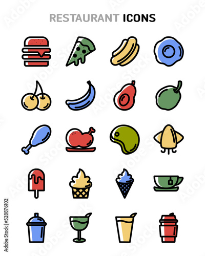 Mbe Food and Beverages Icons