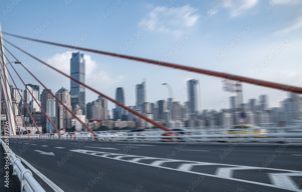 Obraz premium Urban road speed concept map