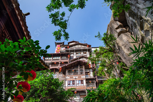 Hongyadong Folk Scenic Area, Chongqing, China