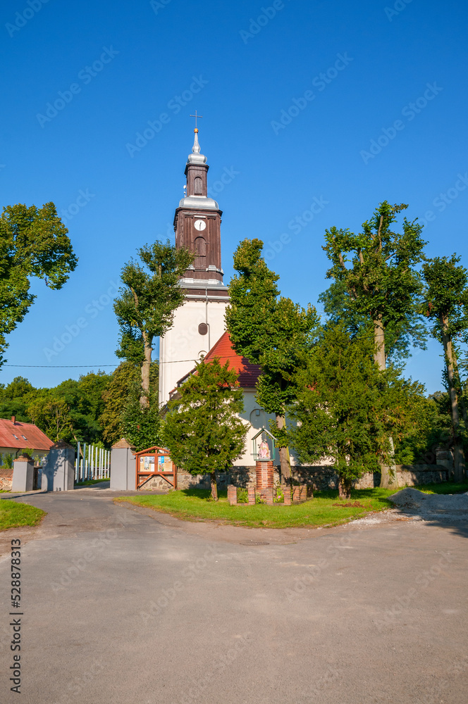 Church of Our Lady of Poland in Golenice, West Pomeranian Voivodeship.