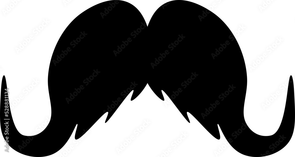 moustache icons vector design illustration isolated on transparent background moustache icons vector design illustration isolated on transparent background