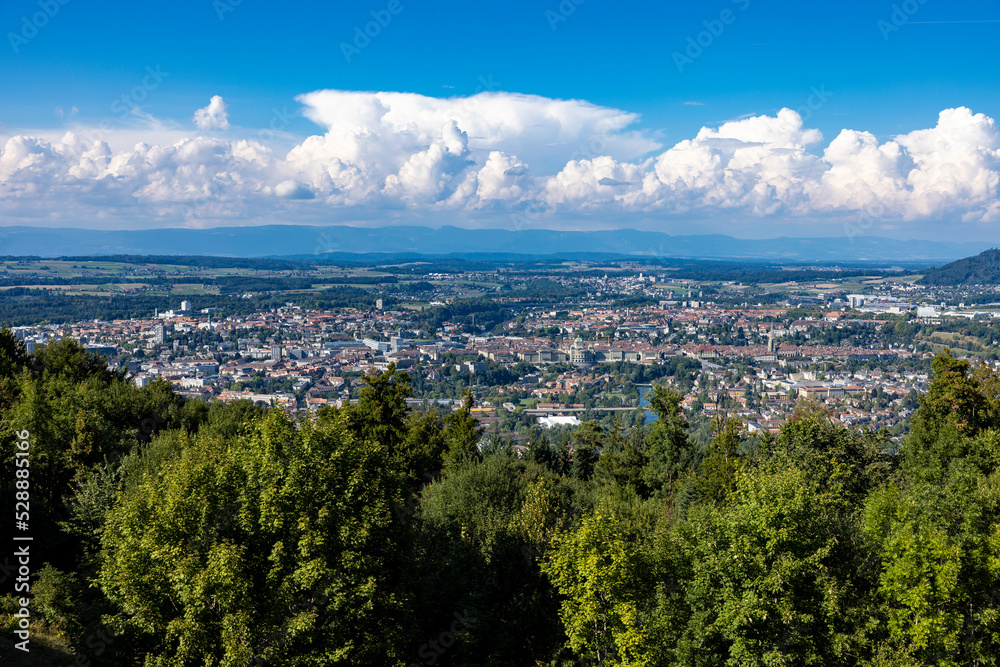 stadt bern gurten hausberg aussicht