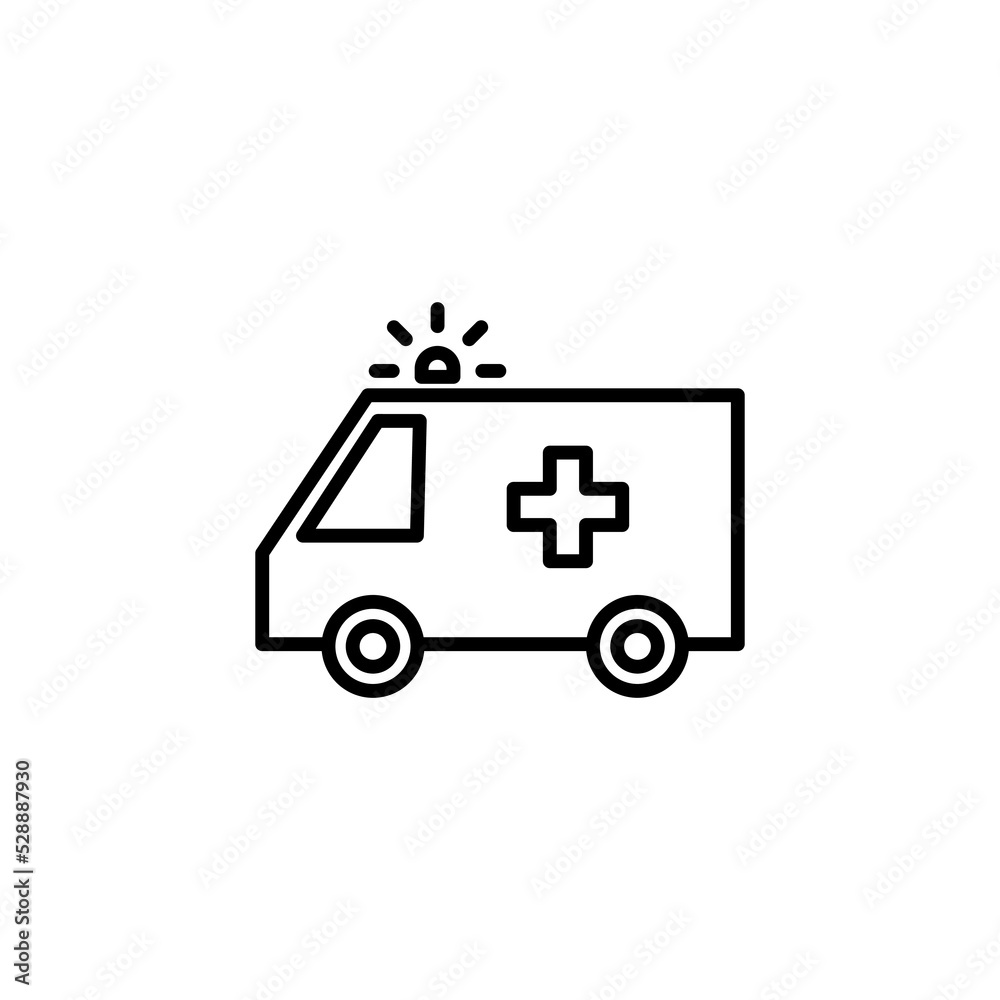 Ambulance icon vector for web and mobile app. ambulance truck sign and symbol. ambulance car Ambulance icon vector for web and mobile app. ambulance truck sign and symbol. ambulance car