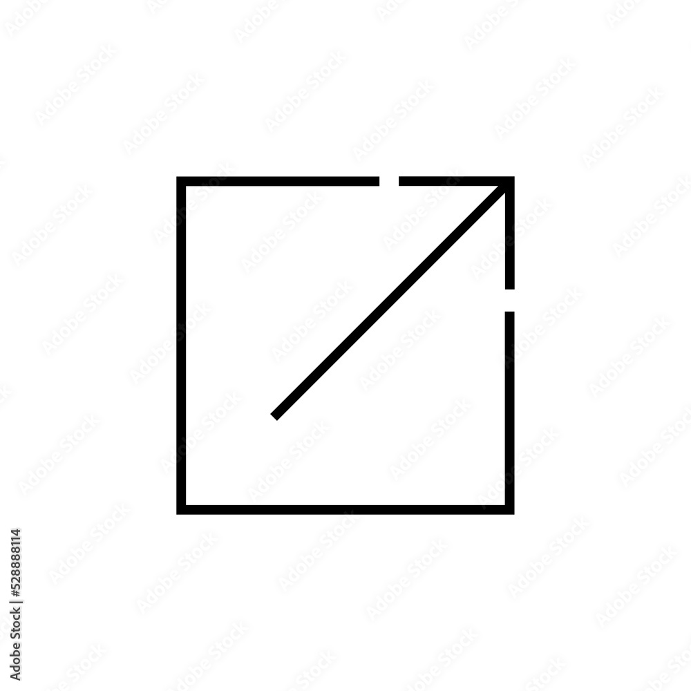 External link icon vector for web and mobile app. link sign and symbol. hyperlink symbol External link icon vector for web and mobile app. link sign and symbol. hyperlink symbol