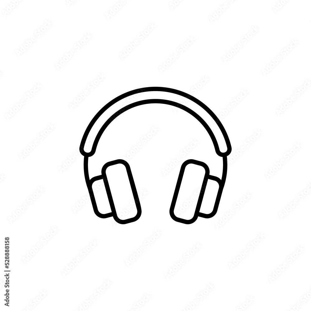 Headphone icon vector for web and mobile app. Headvector sign and symbol Headphone icon vector for web and mobile app. Headvector sign and symbol