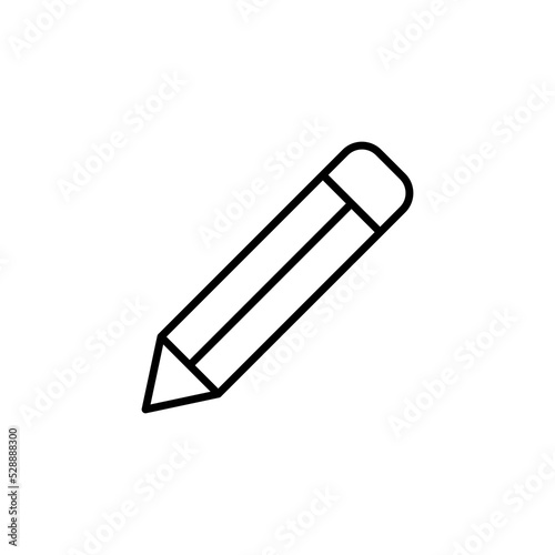Pencil icon for web and mobile app. pen sign and symbol. edit icon vector