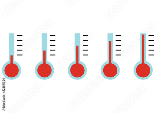 thermometer vector design illustration isolated on white background