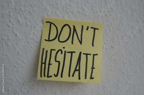 don hesitate!
