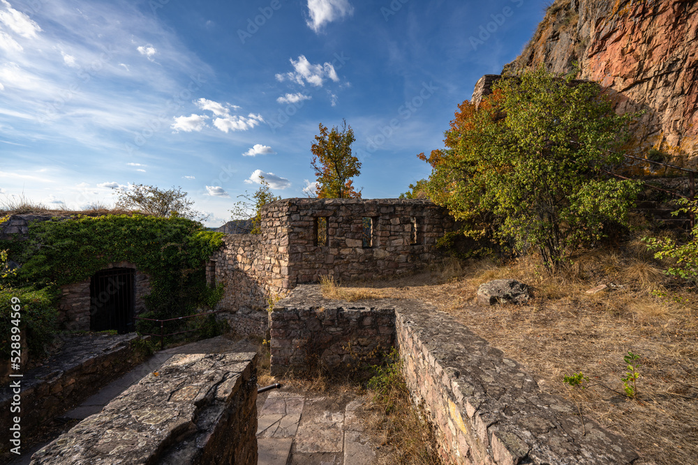 Ruine Burg Rheingrafenstein oberhalb von Bad Münster am Stein