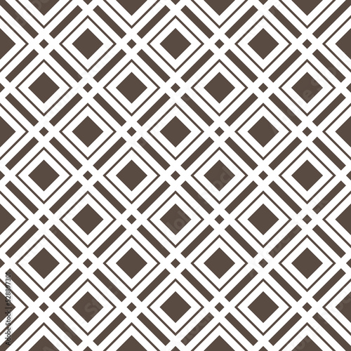 Seamless geometric pattern with rectangles and diamonds