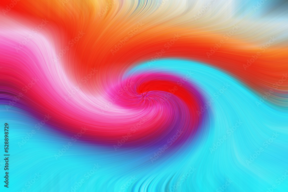 Obraz premium Digital art, seamless multocolour swirl background
