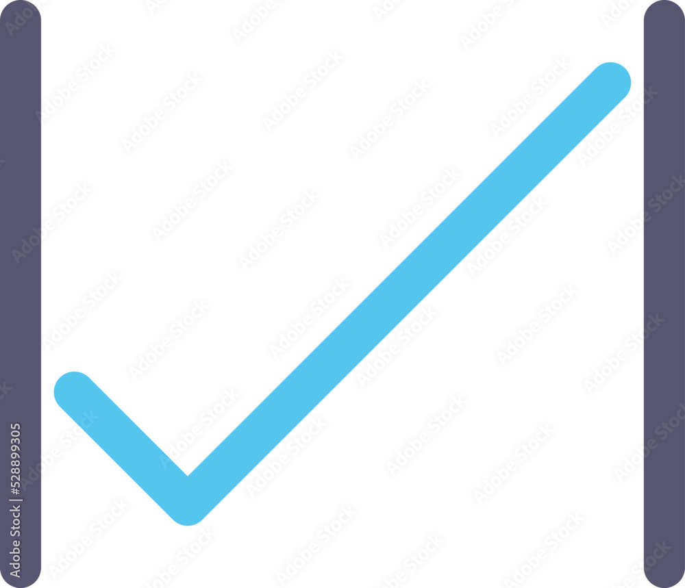 Unique Tick Vector Icon Unique Tick Vector Icon