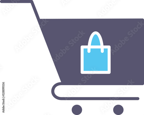 Unique Cart Vector Icon