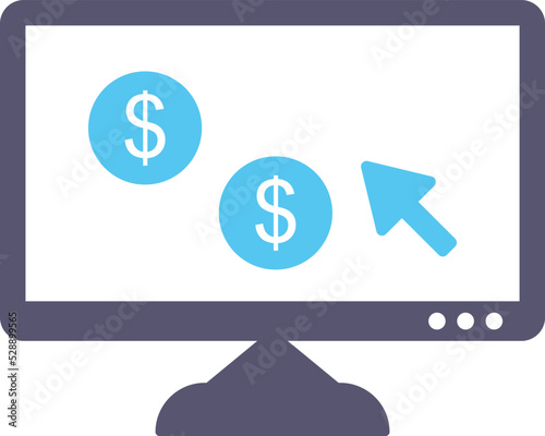 Unique Pay Per Click Vector Icon