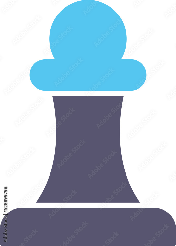 Unique Pawn Vector Icon Unique Pawn Vector Icon