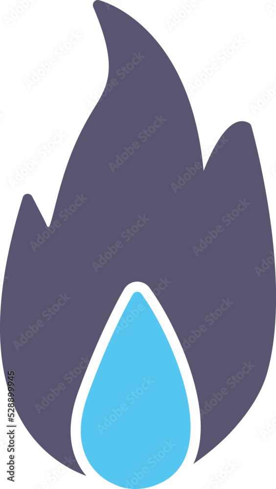 Unique Fire Vector Icon