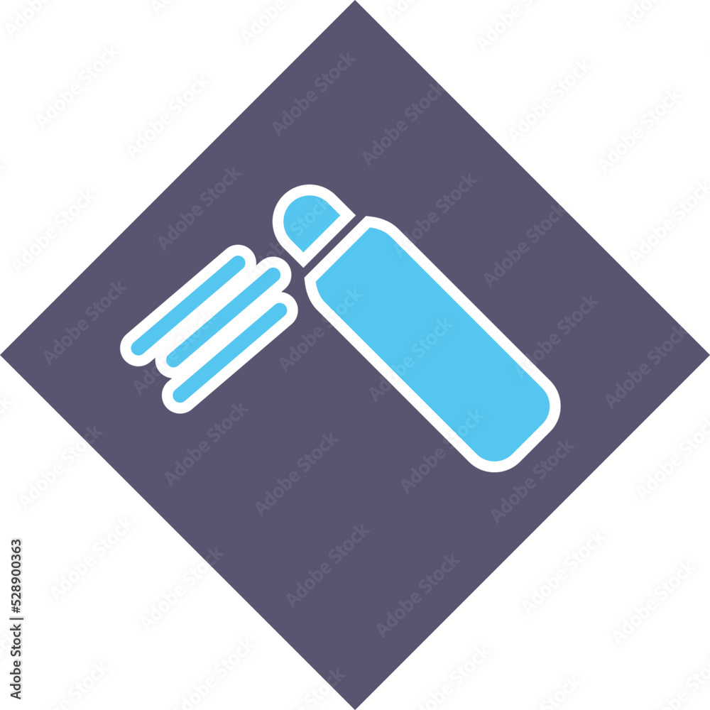 Pressurized Cylinder Vector Icon Pressurized Cylinder Vector Icon