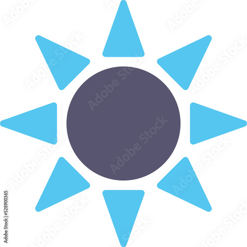 UV Radiation Vector Icon