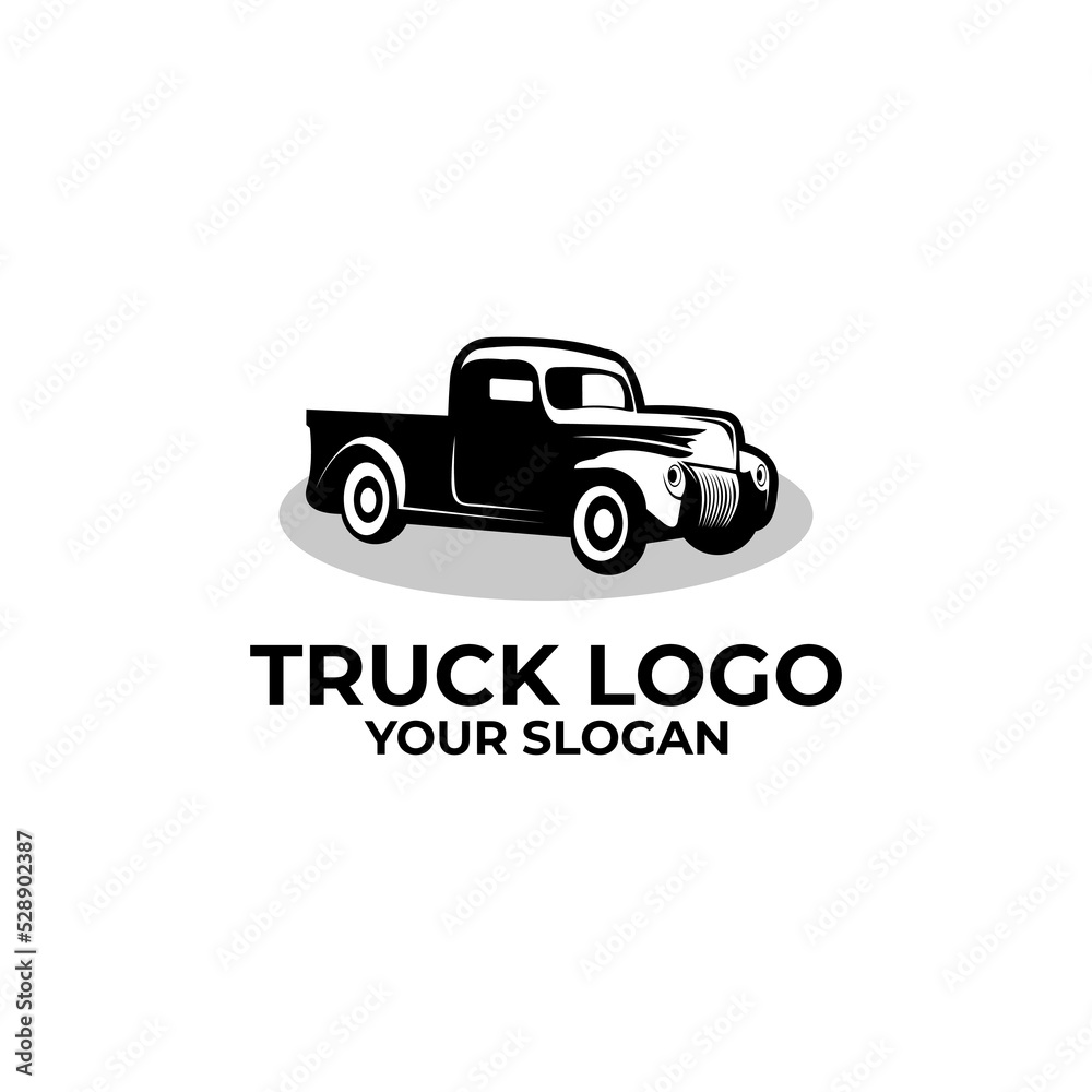 truck logo vector design template