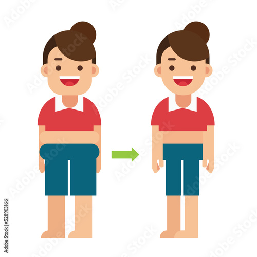 Woman Eat Healthy Food. Calorie Control and Diet