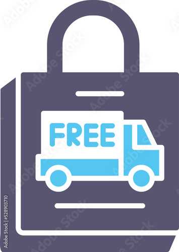 Free Home Delivery Icon