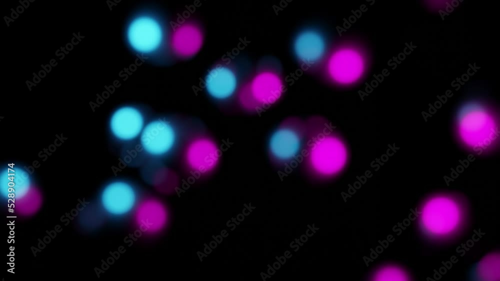 bokeh effect 3d animation abstract background looping animation 4k resolution neon colored circle in black background bokeh effect 3d animation abstract background looping animation 4k resolution neon colored circle in black background