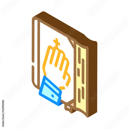 honesty business ethics isometric icon vector. honesty business ethics sign. isolated symbol illustration