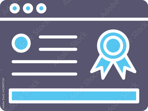 Online Certificate Icon