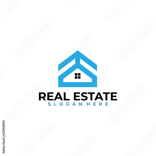 real estate logo design vector template