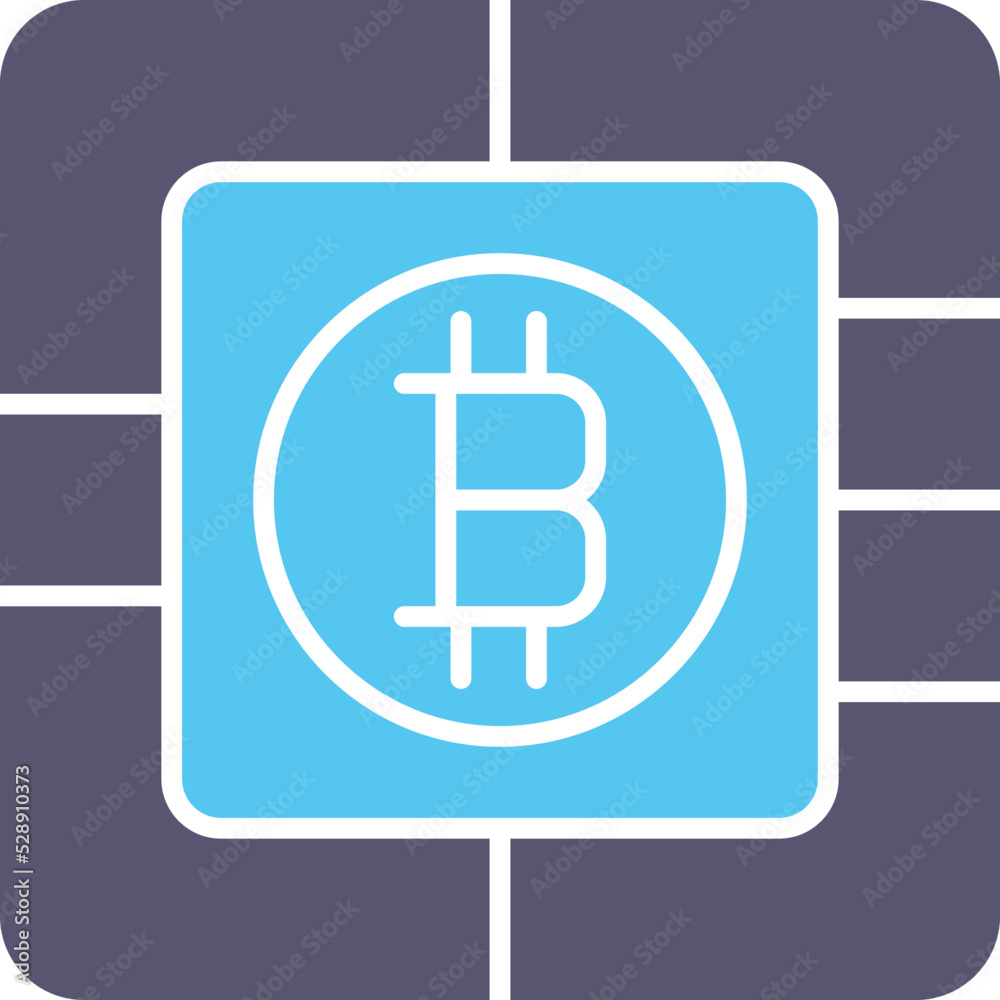 Bitcoin Chip Icon