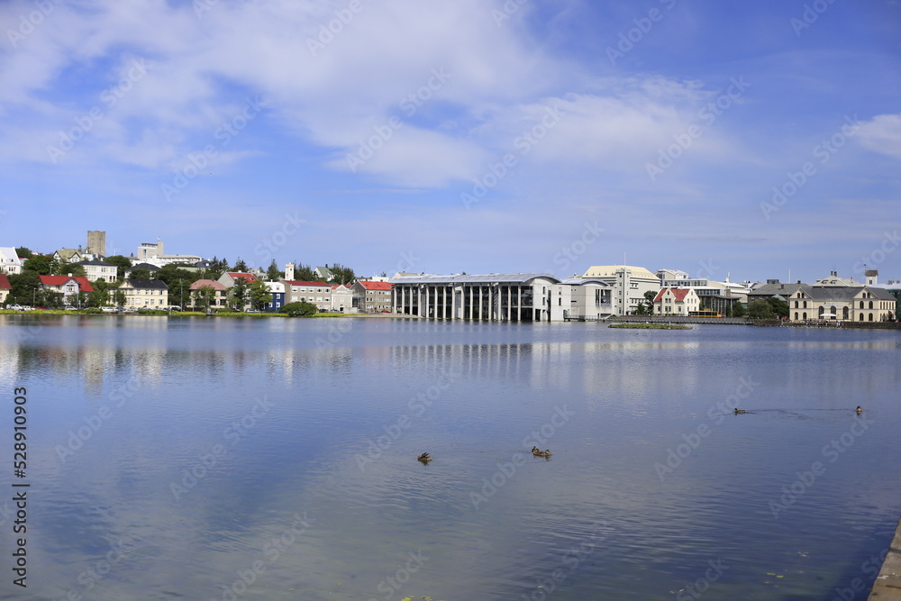 panorama of the center of rejkjavik