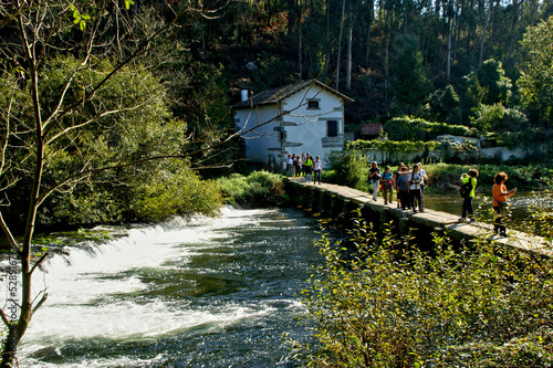Sebastião Bridge and Azenha Branca, north of Portugal photo