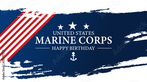 US Marine Corps Birthday Background photo