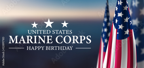 US Marine Corps Birthday Background