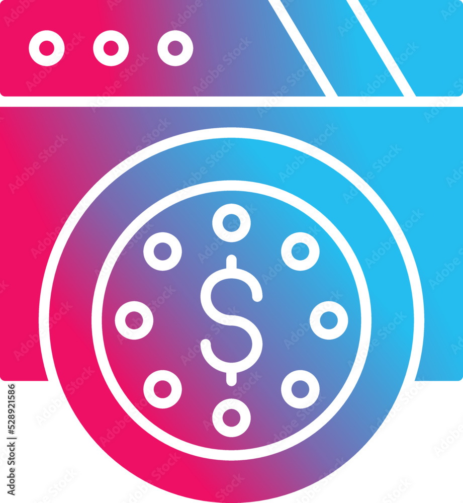 Dollar Coin Icon Dollar Coin Icon