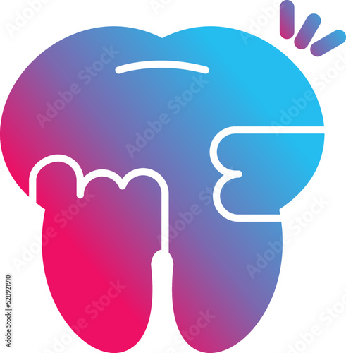 Toothache And Plaque Icon
