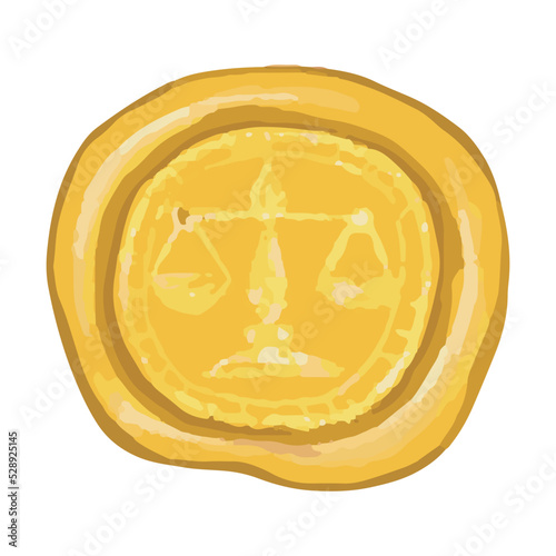 封蝋 シーリングスタンプ sealing wax　yellow1