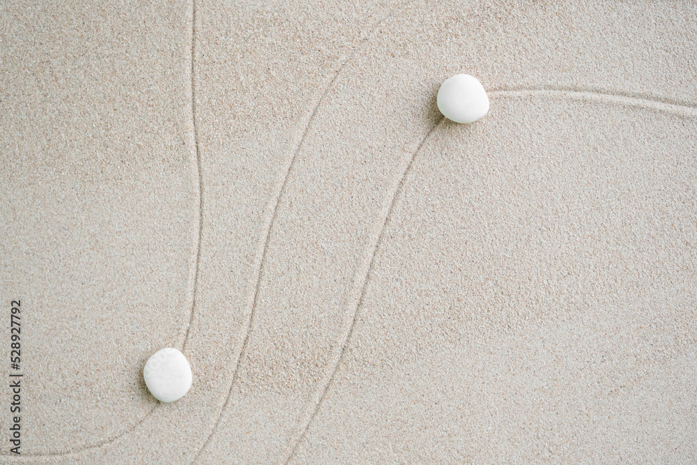 Japanese Zen Garden with Pebble with Line on Sand.mini Stone on Beach backgrond Top View and nobody.Ciircle Rock Balance Japan on nature.Simplicity Purity life.Relax Aromatherapy Spa and Yoga.Buddhism Japanese Zen Garden with Pebble with Line on Sand.mini Stone on Beach backgrond Top View and nobody.Ciircle Rock Balance Japan on nature.Simplicity Purity life.Relax Aromatherapy Spa and Yoga.Buddhism