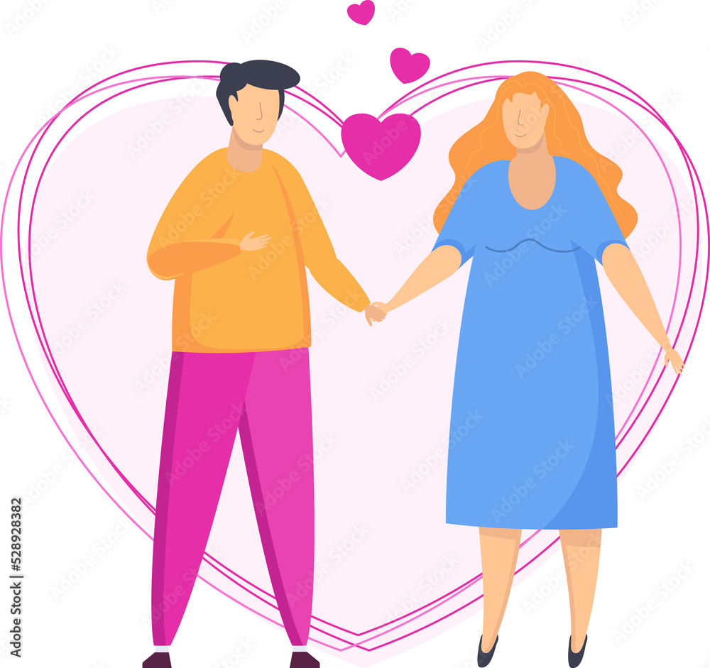 Couples in love. Romantic meeting on the street. Couples in love. Romantic meeting on the street.