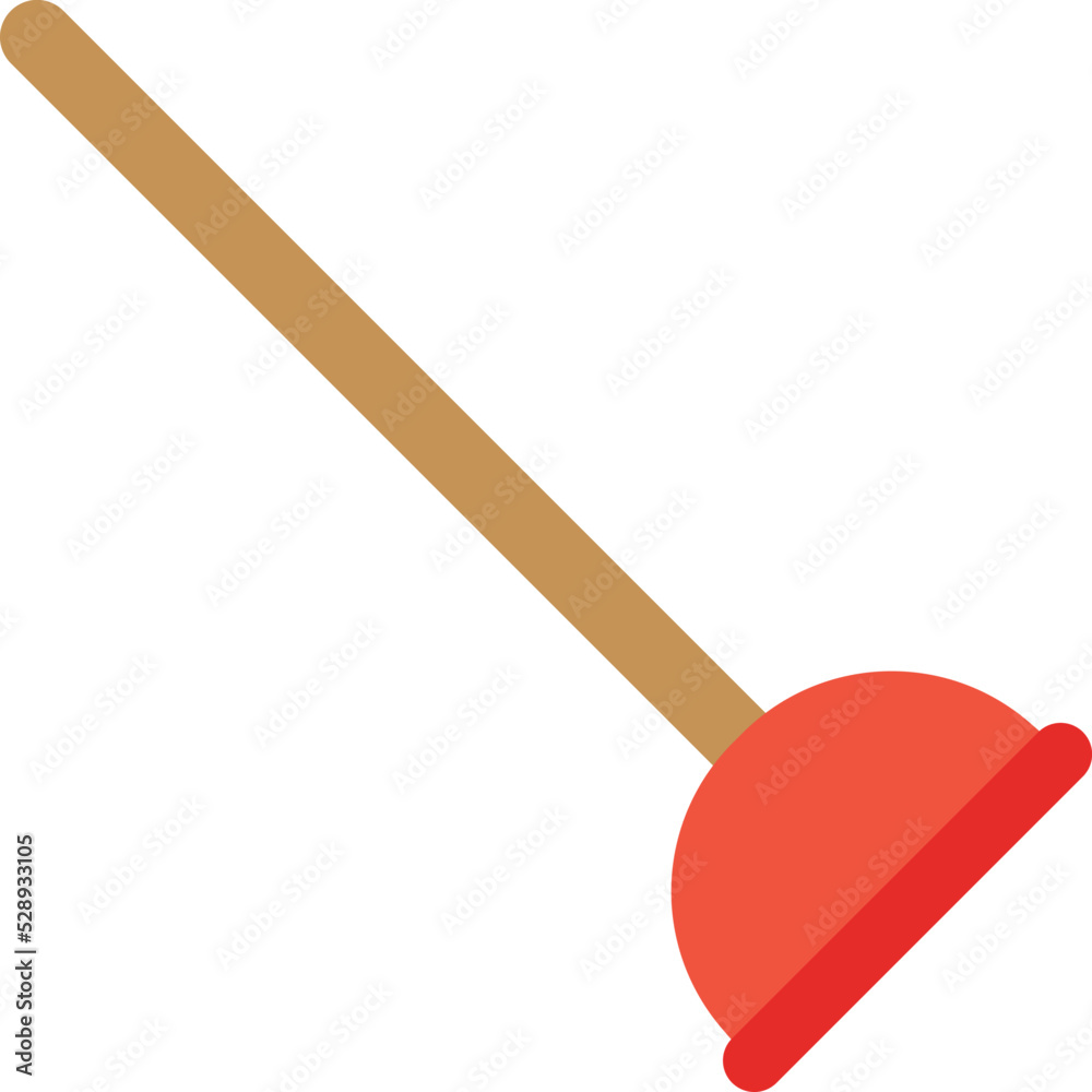 Plunger icon. Plumber tool. House cleaning symbol Plunger icon. Plumber tool. House cleaning symbol