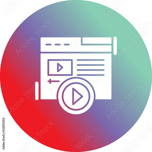 Video Content Icon