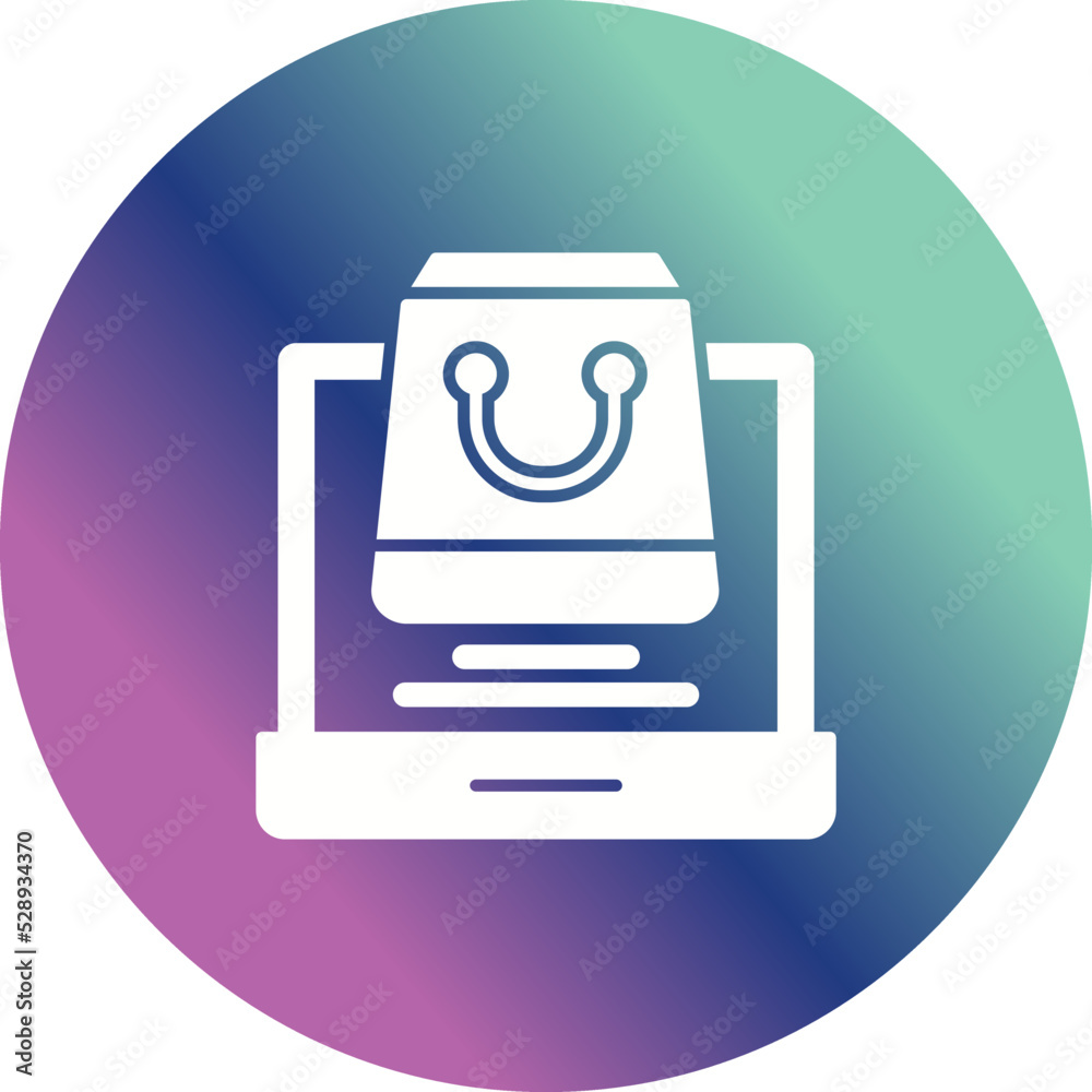 Fototapeta premium Online Shopping Icon